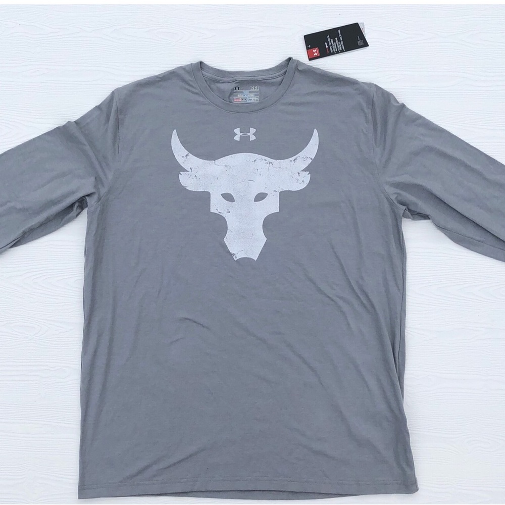 The Rock X Under armour long sleeve bull shirt